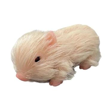 Imagem de Generic Porco de Silicone em Miniatura Renascido, Brinquedo de Leitão, Animais Realistas, Brinquedo de Porco, Papel