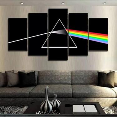 Imagem de Quadros Decorativos Logo Pink Floyd 63x130mt em Tecido