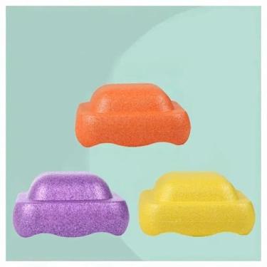 Imagem de Pedras de Equilíbrio Educativo Antiderrapantes para Crianças, Treinamento de Equilibrio, Brinquedos Sensoriais, Pista de Obstáculos, Jogo de Coordenação para Crianças (3 Pedras - Laranja, Roxo e Amarelo)