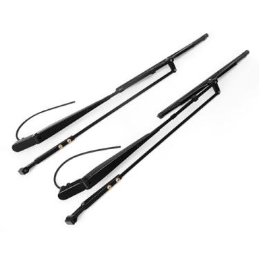 Imagem de 2 peças braço limpador de para-brisa lado esquerdo do motorista lado direito do passageiro serve para T600 T600A T800 W900 1985-2015 OE#R23-1035-22 R23-1035-23