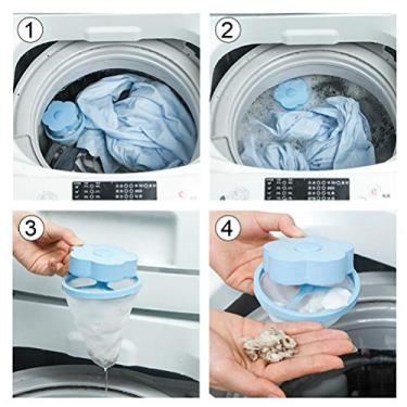 Imagem de KIMISS Lavar Mac Hair Catcher Saco de Filtro Flutuante para Lavanderia - Bolas de Limpeza Departamento de Bolsa de Malha (77)