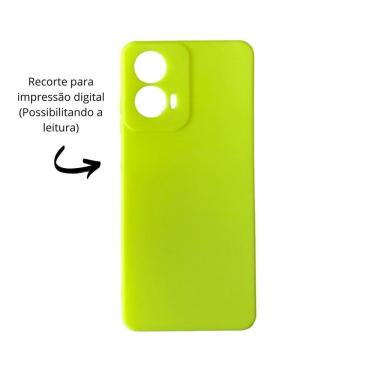 Imagem de Capa Aveludada Compatível Motorola Moto G04 Recorte Digital