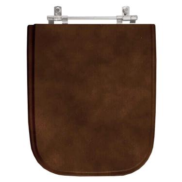 Imagem de Assento Sanitário Laqueado Tivoli Marrom Degrade para vaso Ideal Standard