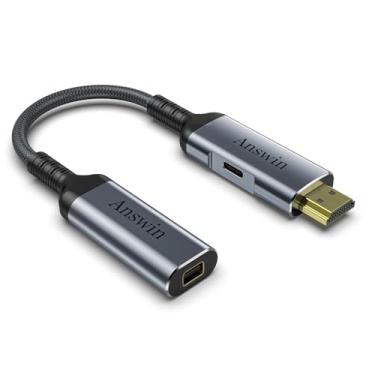 Imagem de Answin Adaptador HDMI para Mini DisplayPort 4K Active HDMI 1.4 Fonte para Xbox One/360, PC/Laptops para Mini DisplayPort/Monitor DP