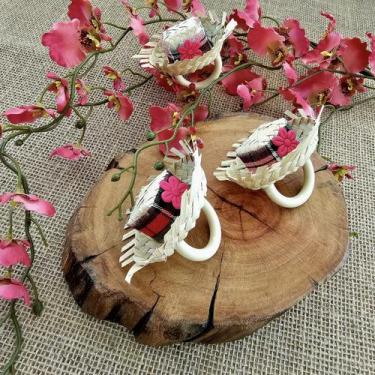 Imagem de 01 Anel Chapeu de Palha Flor Pink - MSD