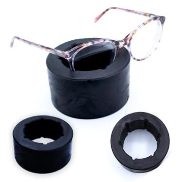 Imagem de Porca de bancada óptica profissional - Ferramenta de bloco de reparo de armação de óculos portátil para oculistas e técnicos - Dispositivo de suporte de parafuso ajustável portátil - Equipamento de