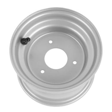 Imagem de Jiawu Aro de roda de 7 polegadas para quadriciclo, liga de alumínio, 3 furos para parafusos, 16 x 8,00, aro de 7 polegadas com design alargado para passeio de kart, quadriciclo
