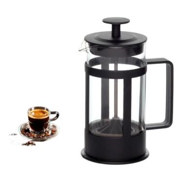 Imagem de Cafeteira Prensa Francesa 350ml, 3 Camadas de Filtro, Vidro e Plástico Café Expresso