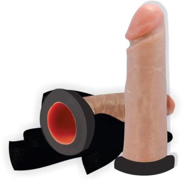 Imagem de Capa Peniana Realistica Confortável Macia Original 18cm Oca