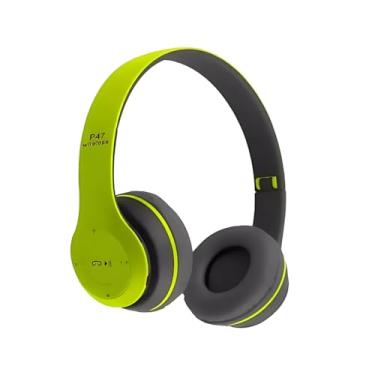 Imagem de Headphone Bluetooth Sem Fio Verde P47 5.0