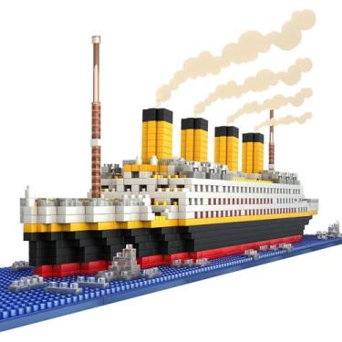 Imagem de Conjunto de construção de modelos Emeetlinn Titanic Micro Mini Blocks 