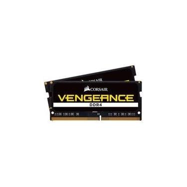 Imagem de Memória RAM para Notebook Corsair Vengeance, 32GB (2x16GB), 2666MHz, DDR4, CL18, Preto - CMSX32GX4M2A2666C18
