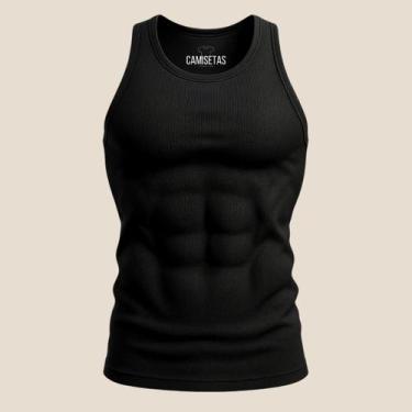 Imagem de Regata Dry Fit Lisa Camiseta Masculina Academia Treino Top - Labela Fi