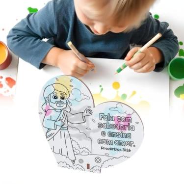 Imagem de Diversão e Criatividade 20 Lembrancinhas de Coração para Colorir Volta