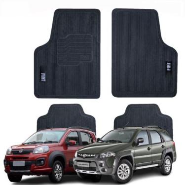 Imagem de Tapete Emborrachado Impermeável Carro Uno Vivace/Way/Economy Tipo Stil