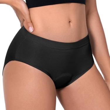 Imagem de Aomiun Roupa íntima feminina de ciclismo acolchoada 4D shorts de ciclismo shorts respiráveis para mountain bike para mulheres (grande)