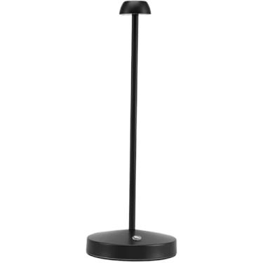 Imagem de Candeeiro De Mesa Sem Fio Recarregável, Candeeiro De Mesa Led Portátil, Escurecimento Contínuo De 3 Cores, Para Bares De Quarto De Restaurante Ao Ar Livre Para Festas De Acamp, Black 1pc