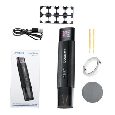 Imagem de KiBcsLic Ferro de Solda Portátil, Compacto, Prático E Leve, com Tela de 1,3", Mini Máquina Ajustável com 99 Velocidades para Profissionais.