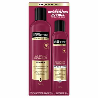 Imagem de Kit TRESemmé Blindagem Antiumidade Shampoo 350ml + Condicionador 175ml