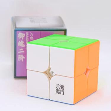 Imagem de Bukefuno YongJun Yupo M 2x2 Magnetic Speed Puzzle Cube YJ YoPo V2 M 2x2x2 Educational Magic 2M Cube Stickerless