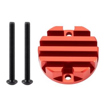 Imagem de Que-T 1/12 RC Aluminum Motor Cover Cap for Tamiya 57409 Lunch Box Upgrade(Red)