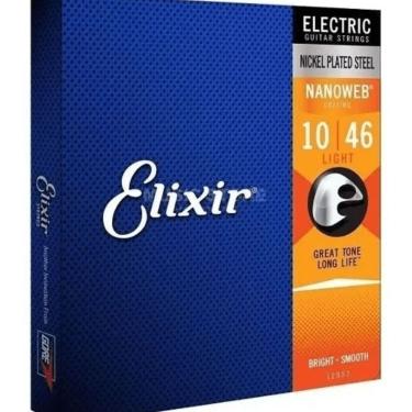 Imagem de Encordoamento Para Guitarra .009 Nanoweb 12027 Custom Light Elixir