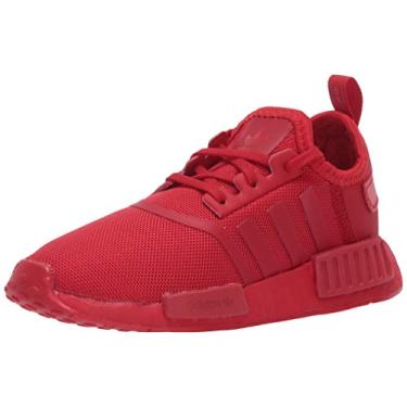 Imagem de adidas Originals Tênis infantil NMD_R1, Escarlate/Escarlate/Escarlate, 8,5 EUA Unissex Criança, Escarlete/Carlete, 8.5 Toddler