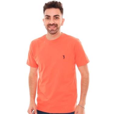 Imagem de Camiseta Aleatory Masculina Navy Icon Orange Heat Salmão, S/P