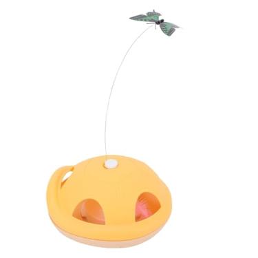Imagem de AYNEFY 2 Em 1 Interativo Gato Borboleta Brinquedo Com Bolas de Rolamento, Brinquedo de Gatinho Elétrico Automático Com Emocionante Teaser Wand Estímulo Mental de Brinquedos de Penas