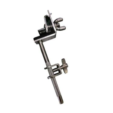 Imagem de Suporte de campainha de tambor de alumínio braçadeira de campainha em forma de l braçadeira de campainha montada Hardware para instrumento, Sem clipe