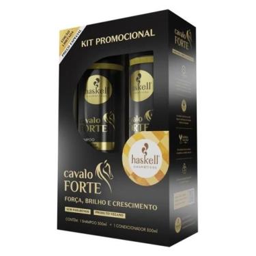 Imagem de Kit Haskell Cavalo Forte Shampoo E Condicionador 2x300ml