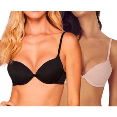 Imagem de Kit 2 Sutiãs Push Up Liebe Nude Confort 103101, Multicor, 40