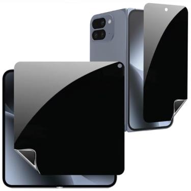 Imagem de YIEDBCX Protetor de tela de privacidade para Google Pixel 10 Pro Fold, protetor de tela frontal + interno anti-espião