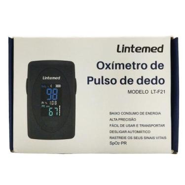 Imagem de Oxímetro De Pulso Para Dedo Lintemed Modelo LT-F21 Supermedy