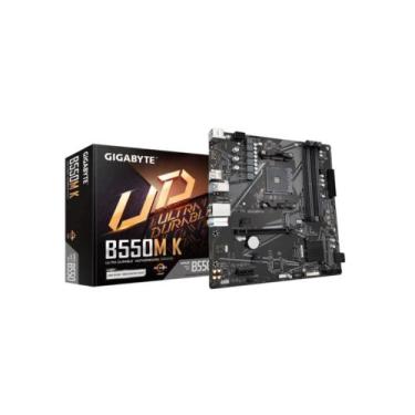 Imagem de Placa-Mãe Gigabyte B550M K AM4 DDR4 M.2 HDMI