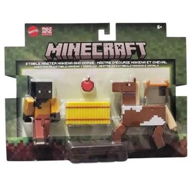 Imagem de Minecraft Legends Mestre do Estabulo e Makena Cavalo Mattel GTT53