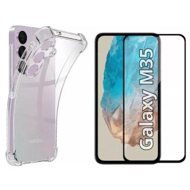 Imagem de Kit Capa Anti-Impacto + Película 3D Para Samsung Galaxy M35