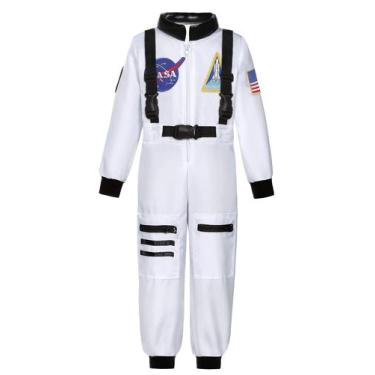 Imagem de Fantasia de astronauta para crianças, piloto espacial da NASA, de 5 a 