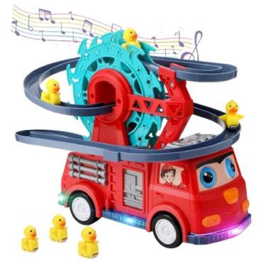 Imagem de Brinquedo Roda Gigante Dos Patos Caminhão Bombeiro Criança - OMFkids