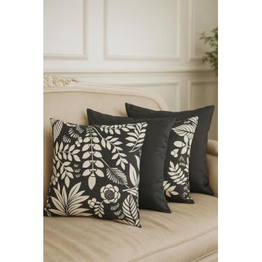 Imagem de Kit 4 Capas de Almofadas Tecido Impermeável! Tamanho 43X43 cm. Excelen