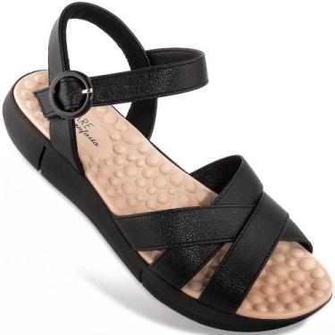 Imagem de Sandália Modare Esporão Confortável Ortopédica Original 7142, Preto, 3