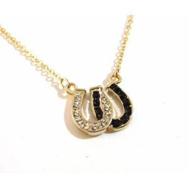 Imagem de Colar Gargantilha Ferradura Country Folheado A Ouro 18k - Milena Joias