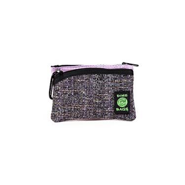 Imagem de Dime Bags Tirolesa | Carteira de cânhamo com fecho de zíper, Roxa, 8 inch