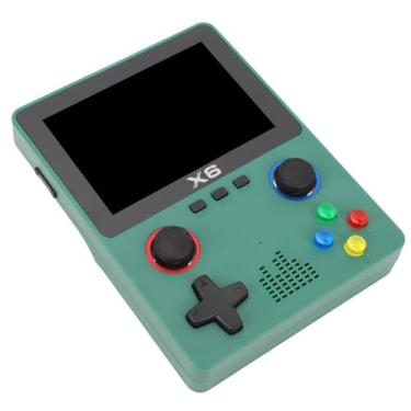 Imagem de Mais de 10.000 Jogos Em 1 Console de Jogo Portátil, Suporte para 11 Emuladores, Tela IPS de 3,5 Polegadas, Cartão de Memória de 32 GB Integrado, Suporte para Dois Jogadores (Verde)