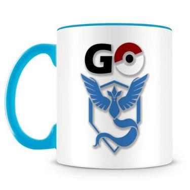 Imagem de Caneca Personalizada Pokémon GO - Time Mystic - Porcelana Brilhante - 