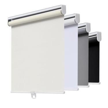 Imagem de Persianas de rolo sem fio AOSKY Blackout 22x72cm Ivory