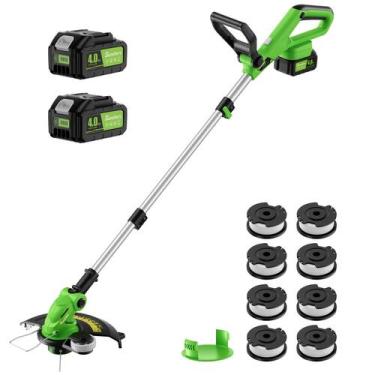 Imagem de Cortador de cordas sem fio 20V 12" com 2x bateria e carregador de 4,0 