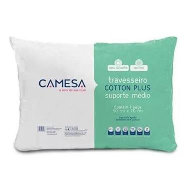 Imagem de Travesseiro Cotton Plus 180 Fios Suporte Medio - Camesa
