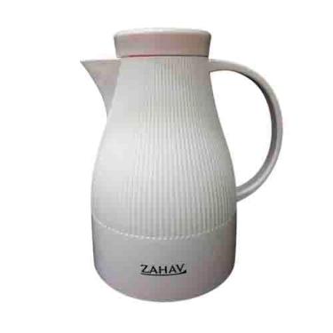 Imagem de Garrafa Térmica 1L - Branca - (Com Ampola De Vidro) - Zahav