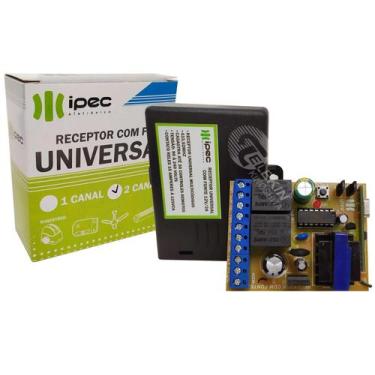 Imagem de Receptor Universal Multifuncional Com Fonte 12V Receptor 433Mhz 2 Cana